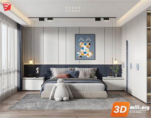 Children Room Scenes Skp FIles 